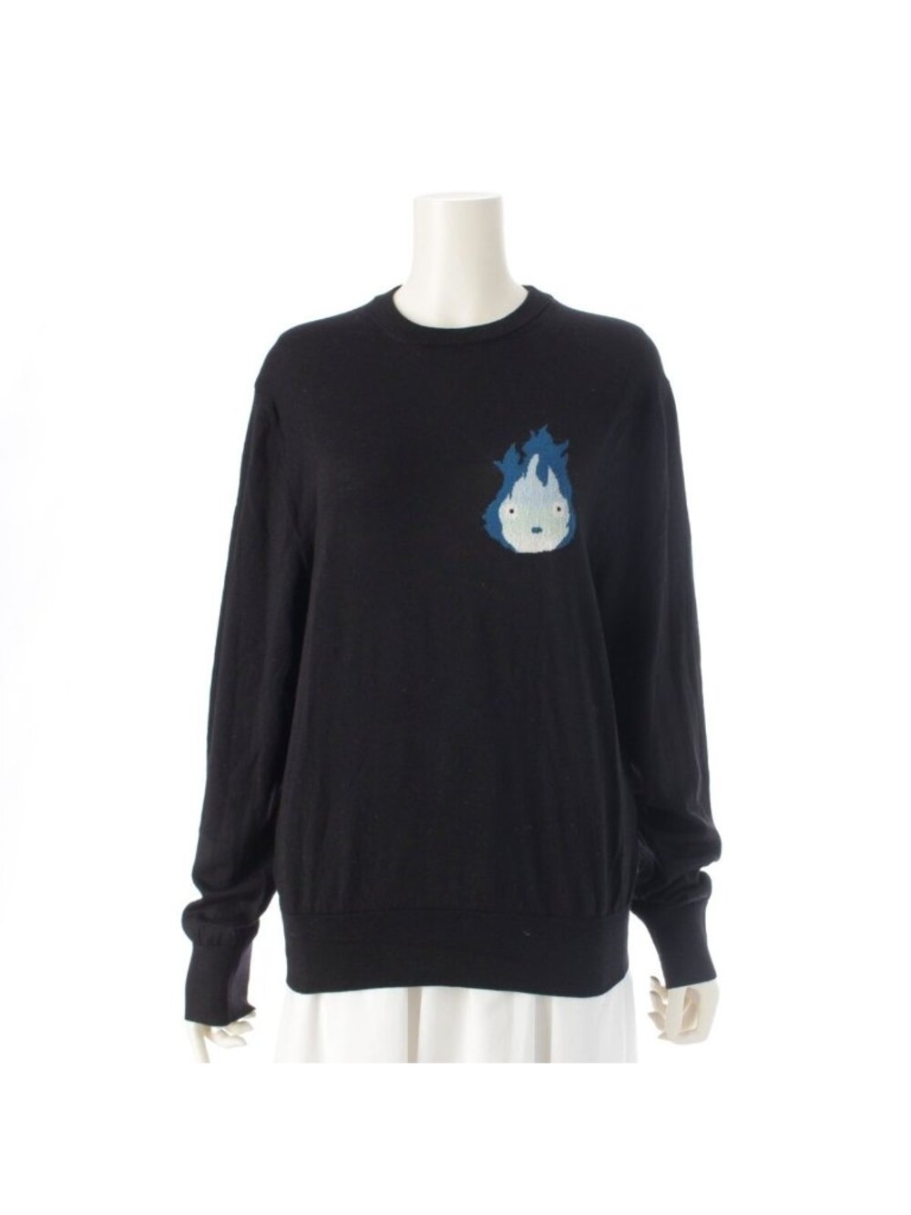 Loewe Studio Ghibli Wool Knit Sweater Black